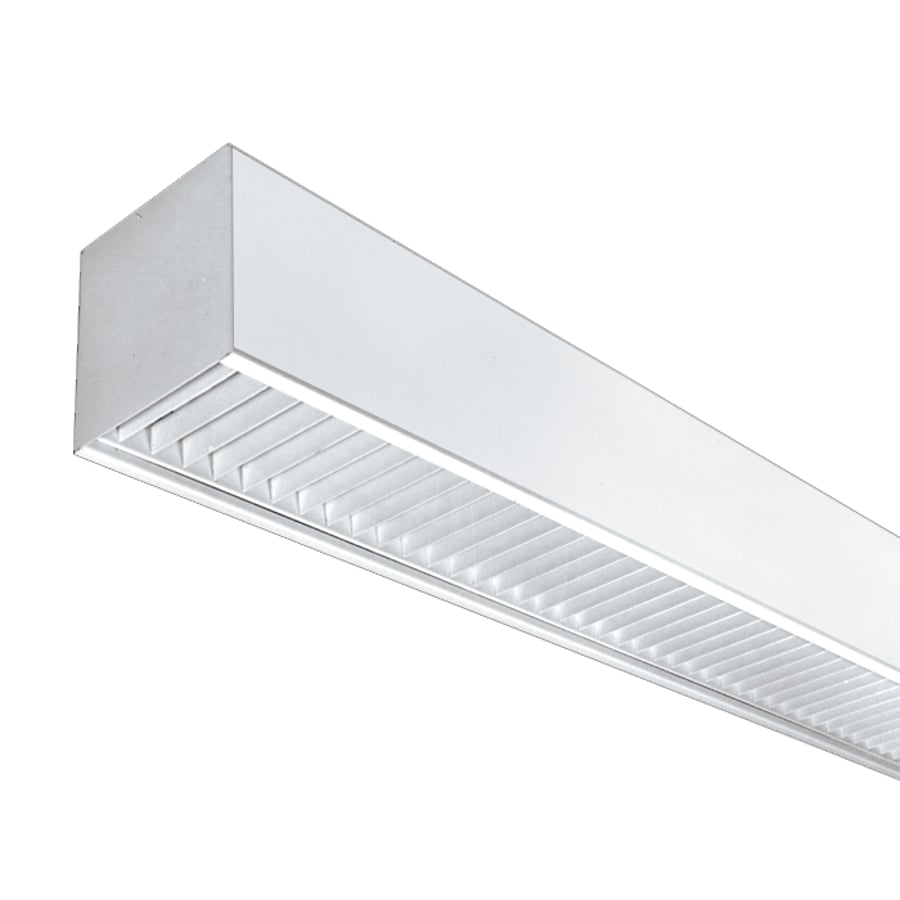 LSI Industries 99D-PMK-8-PL 6x6  Parabolic Louver Linear Fluorescent Suspended Light Fixture - Direct - 8 FT