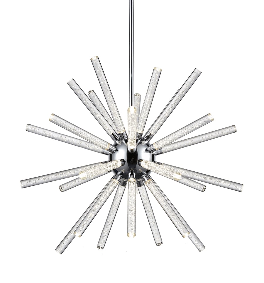 Astro Chrome Chandelier by Kuzco
