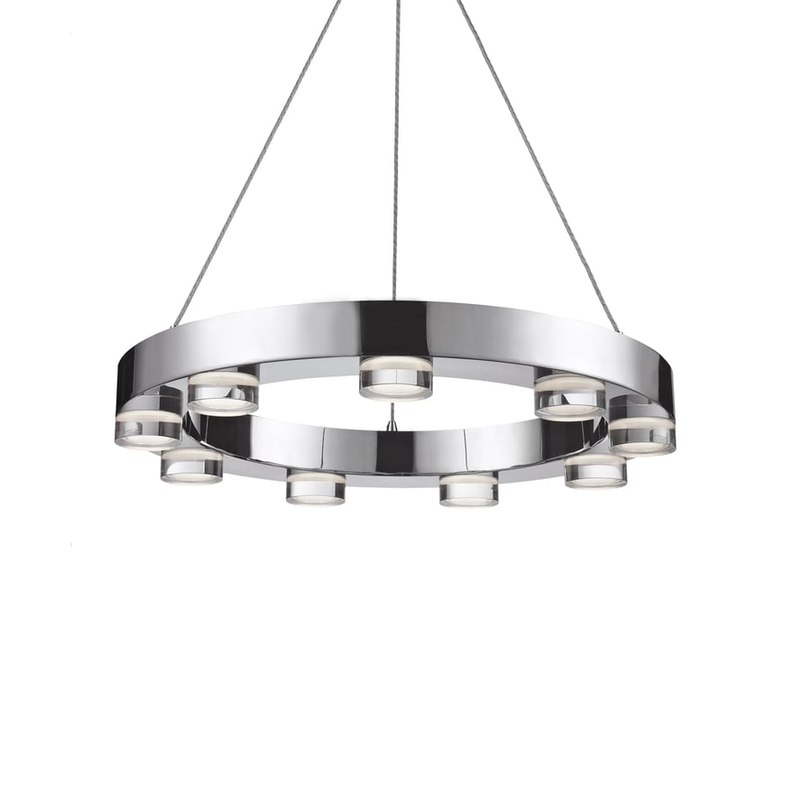 Belle Chrome Pendant by Kuzco