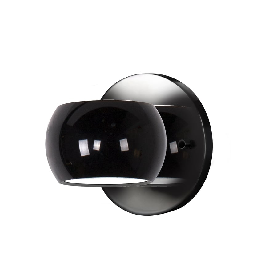 Flux Black Sconce by Kuzco