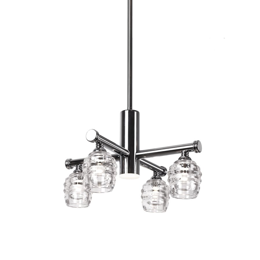 Honeycomb Chrome Chandelier by Kuzco