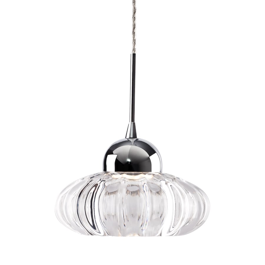 Lantern Chrome Pendant by Kuzco