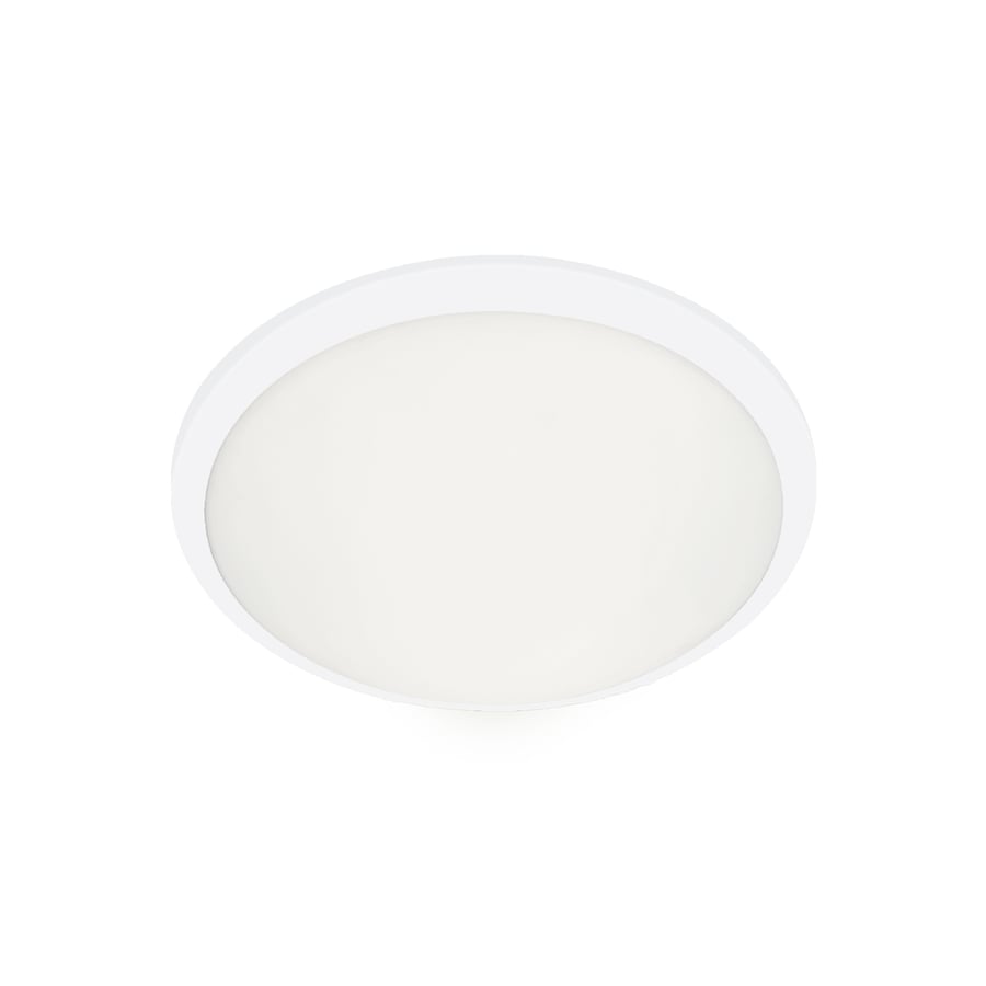Malta White Flush Mount by Kuzco