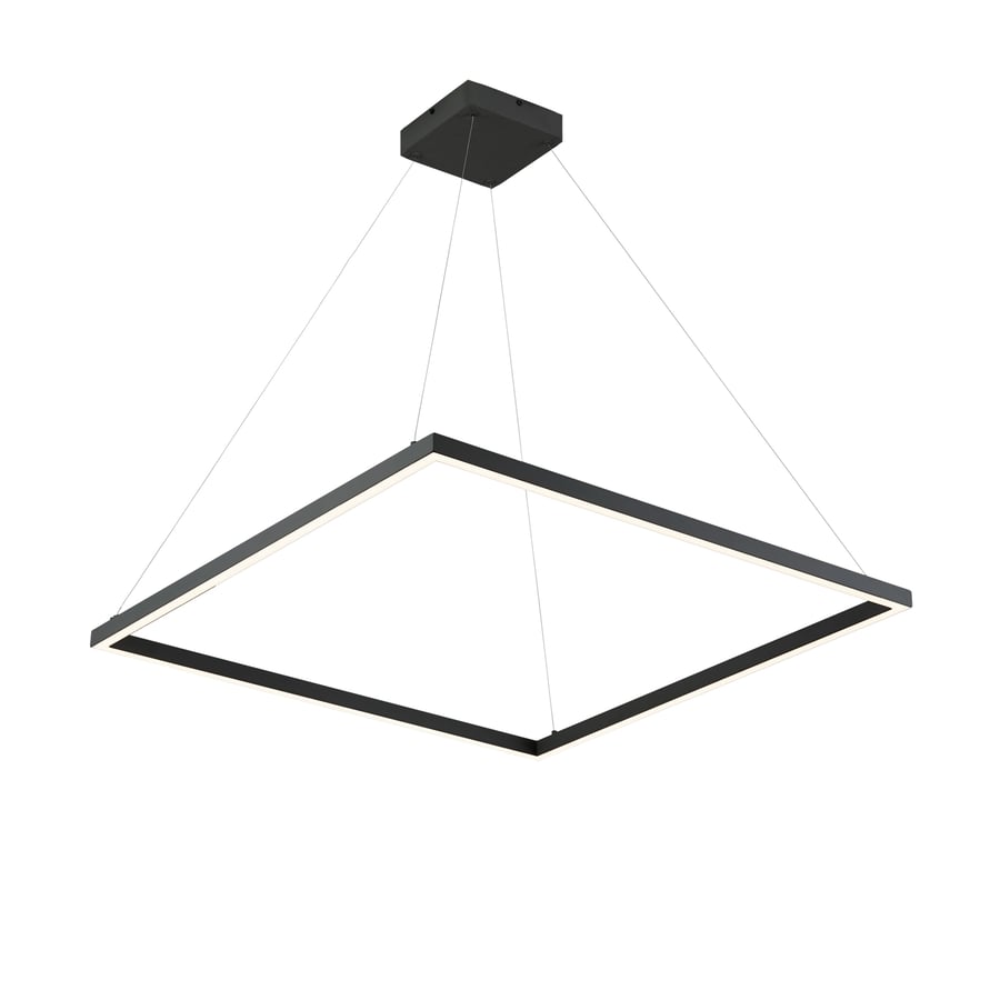 Piazza Black Pendant by Kuzco