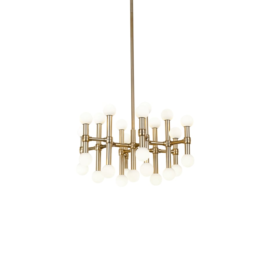 Rivoli Vintage Brass Chandelier by Kuzco