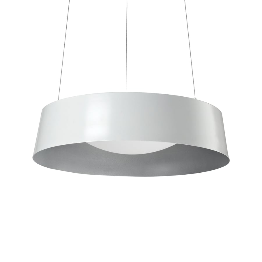 Sampson White Pendant by Kuzco
