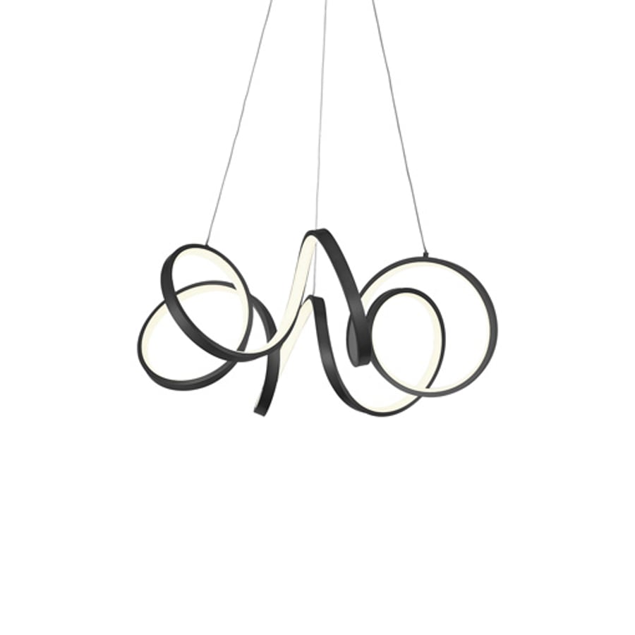 Synergy Black Chandelier by Kuzco