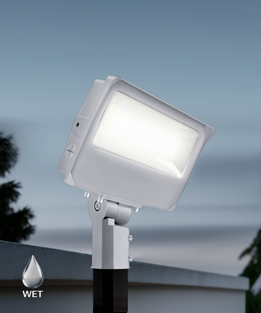 Wattage/CCT Selectable Slipfitter LED Flood Light
