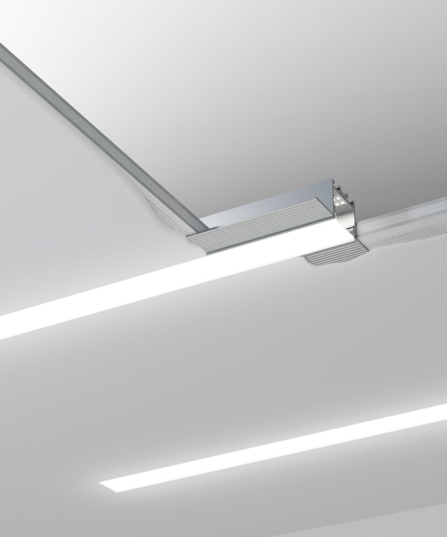 1-Inch Recessed Linear LED Light