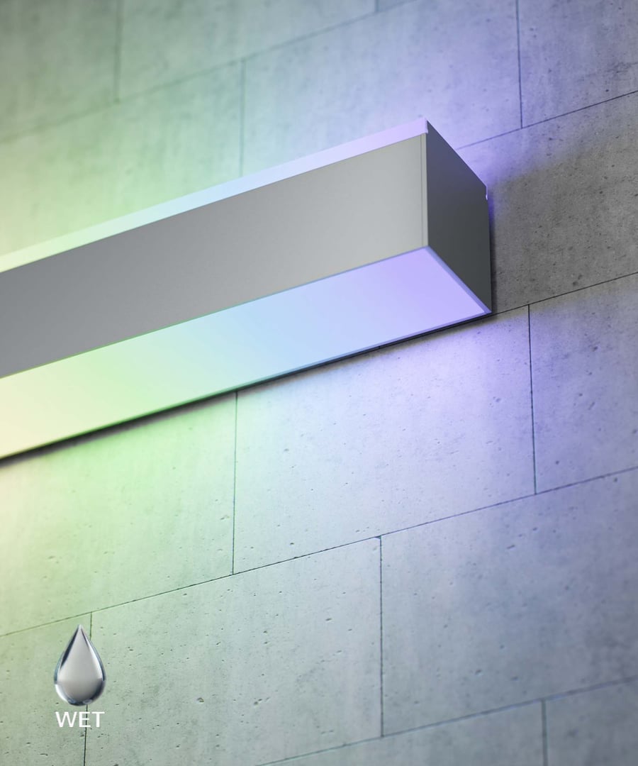 Wet-Location Linear LED Wall Light – Alcon Lighting 12100-41-W