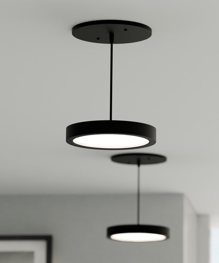 5-Inch Architectural LED Disk Pendant Light