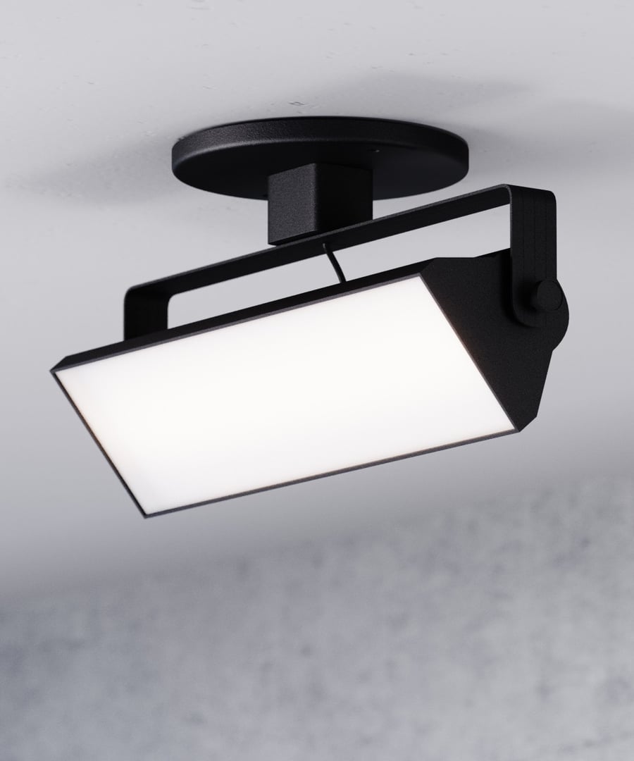 12-Inch Adjustable Swivel LED Wall Wash Monopoint Light