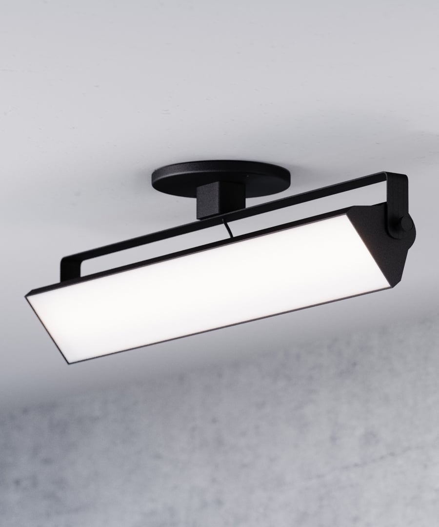 20-Inch Adjustable Swivel LED Wall Wash Monopoint Light