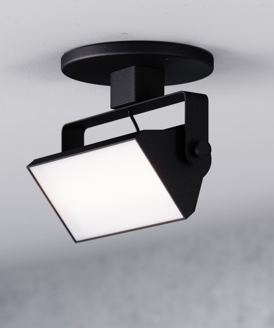 6-Inch Adjustable Swivel LED Wall Wash Monopoint Light
