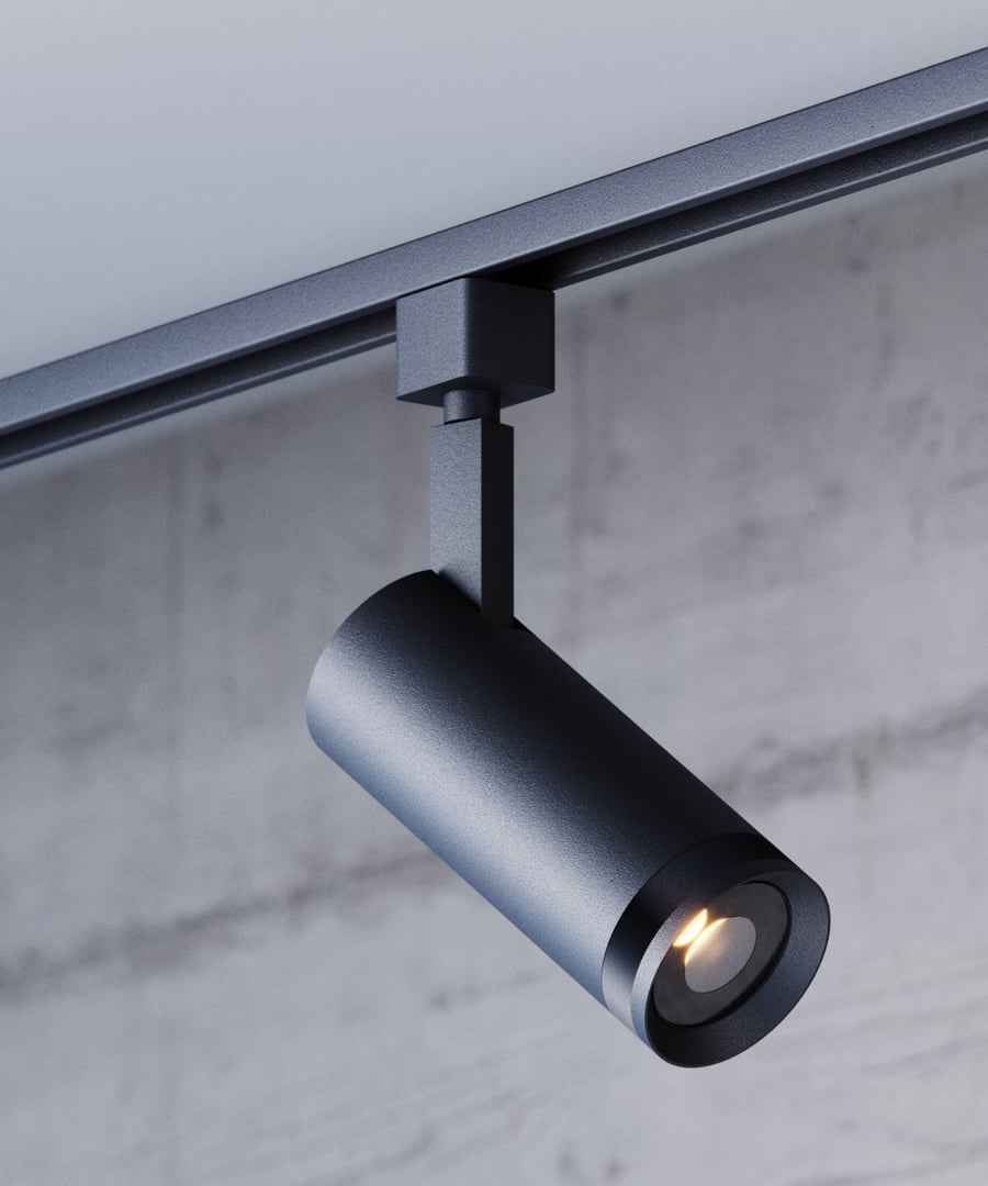 2.7-Inch Adjustable Optics LED Track Light with CCT Selection