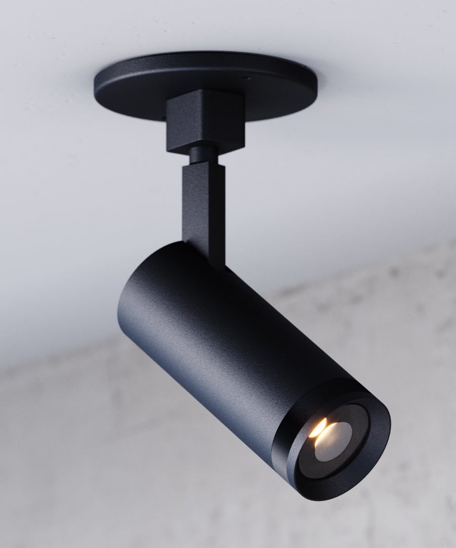 2.7-Inch Adjustable Optics LED Monopoint Light with CCT Selection