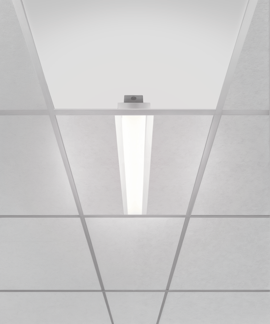 4-Inch Recessed LED Linear Lay-In Flat Panel