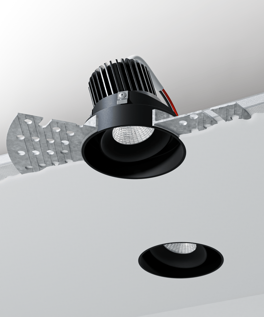 4-Inch Trimless Round Recessed Adjustable LED Light