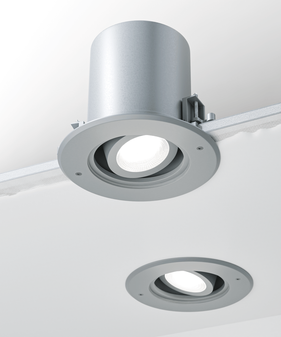 4-Inch Round Vandal-Resistant Exterior Adjustable LED Can Light