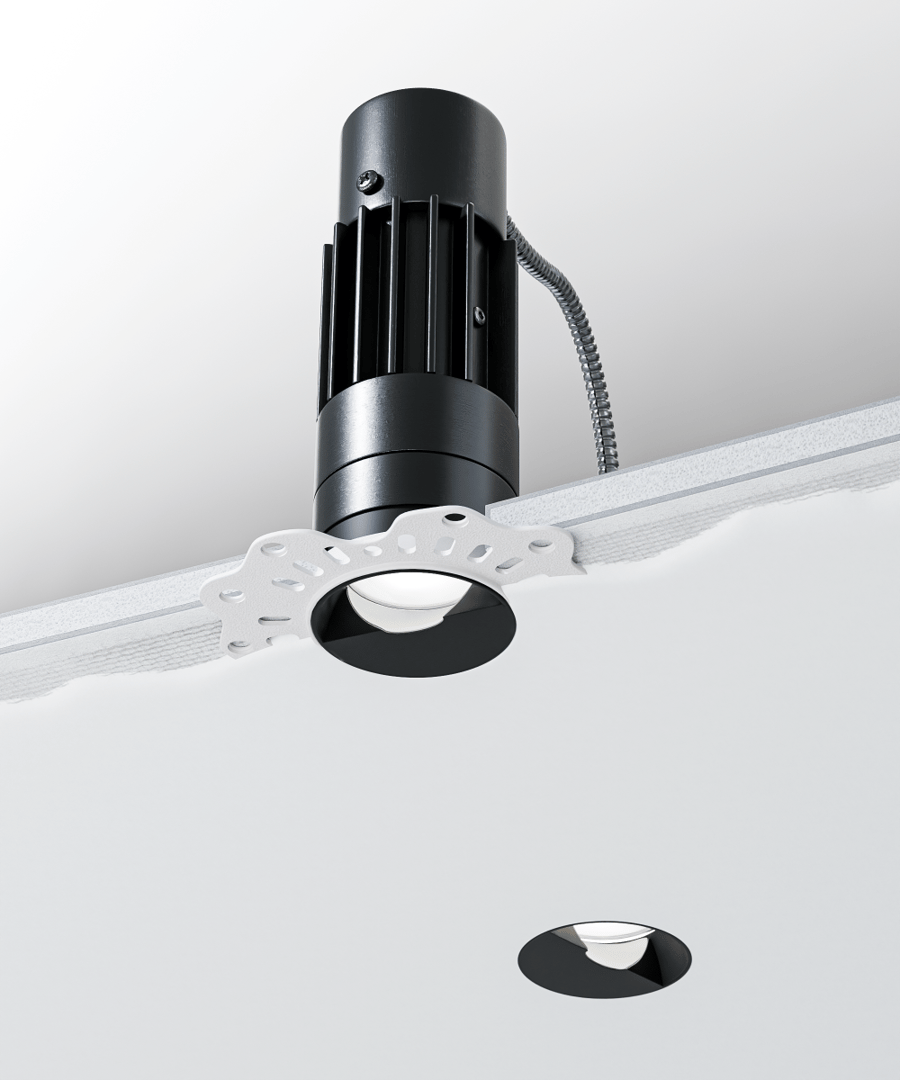 2-Inch Trimless Round Recessed Wall Wash Micro LED Light