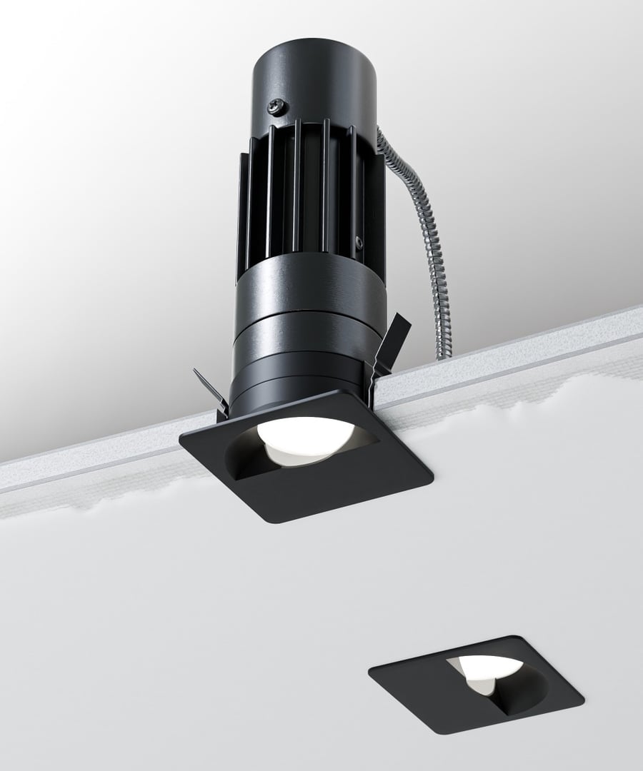 1.5-Inch Square Recessed Wall Wash Micro LED Light
