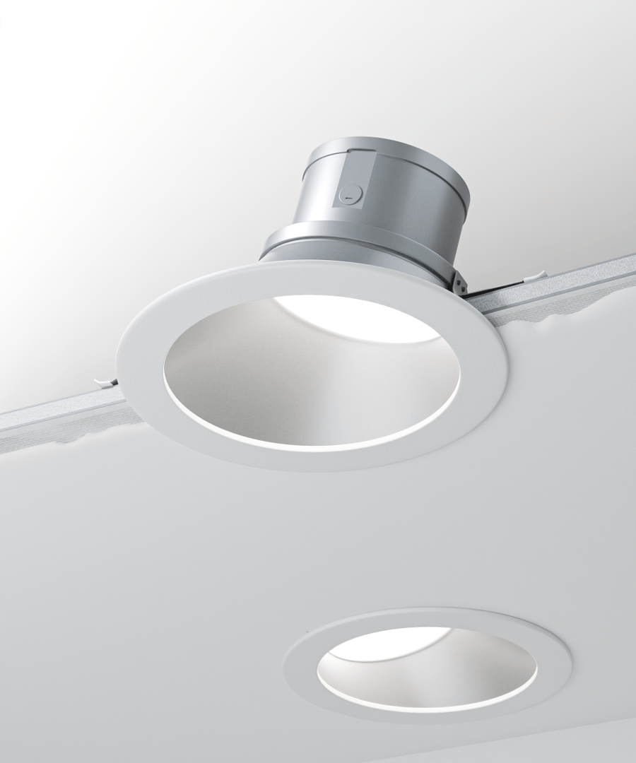4-Inch J-Box Recessed Round LED Wall Wash Light