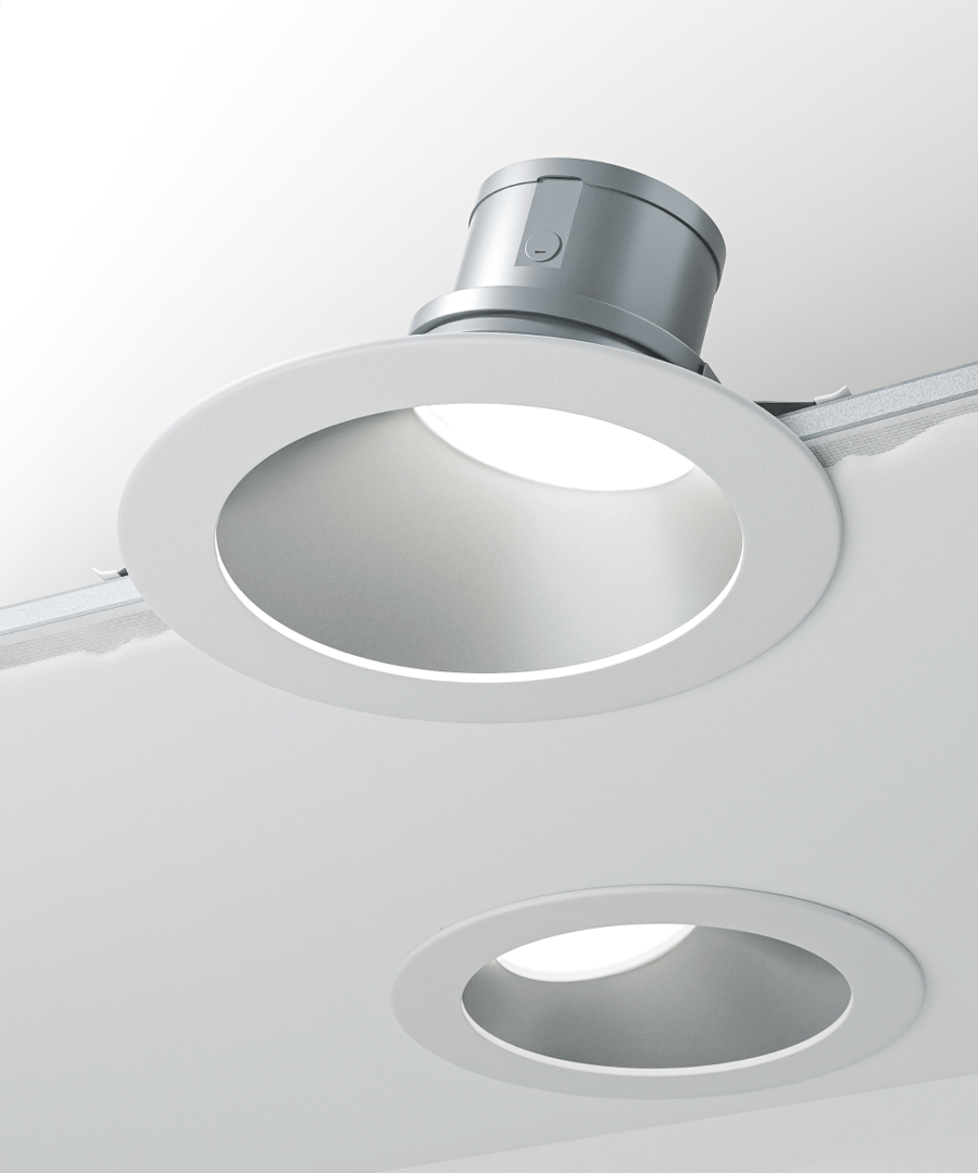 6-Inch J-Box Recessed Round LED Wall Wash Light