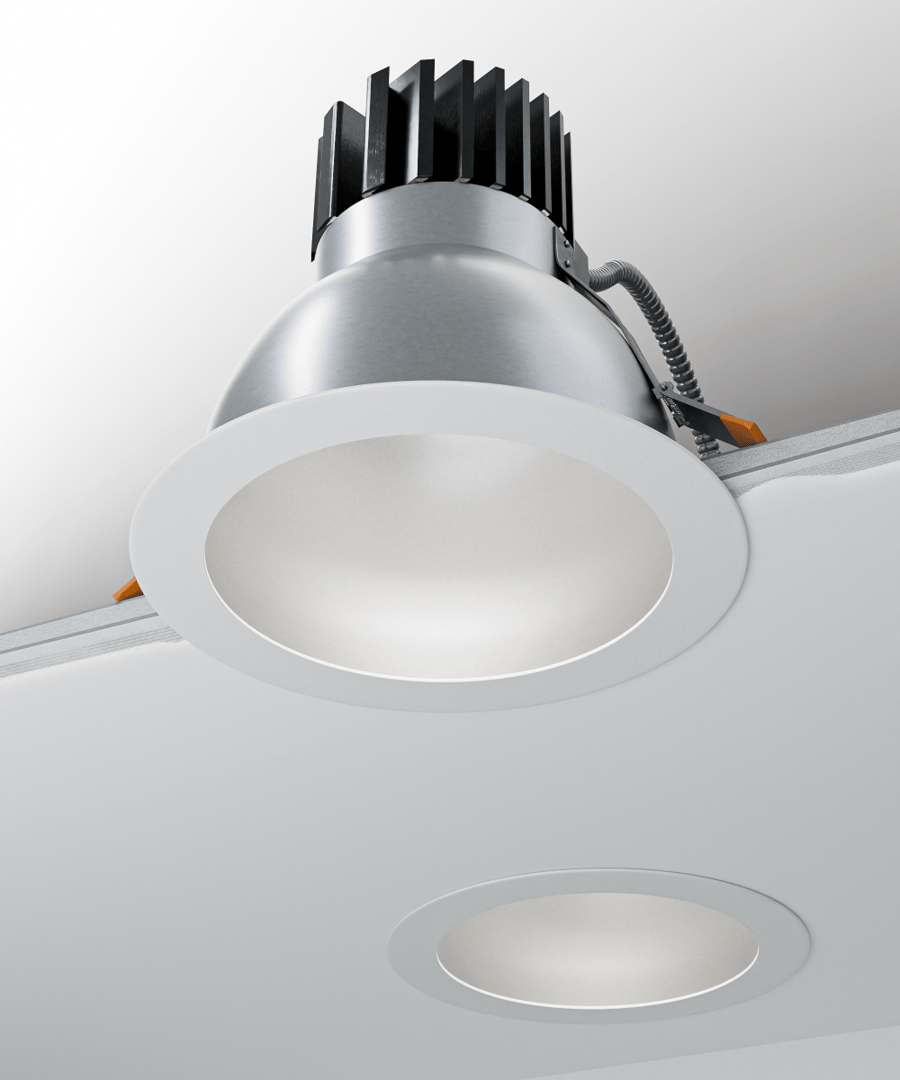 8-Inch Deep Regressed Commercial LED Recessed Downlight