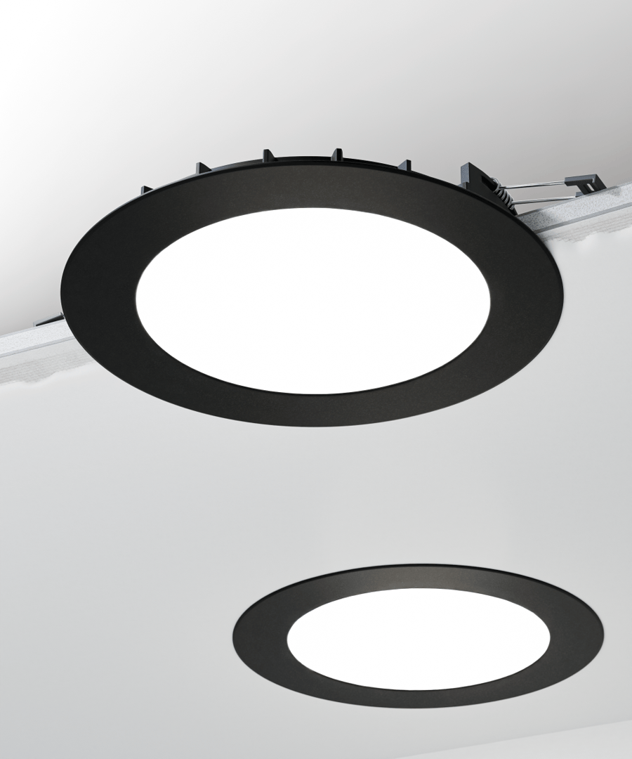 6-Inch Round Shallow Canless Recessed LED Downlight