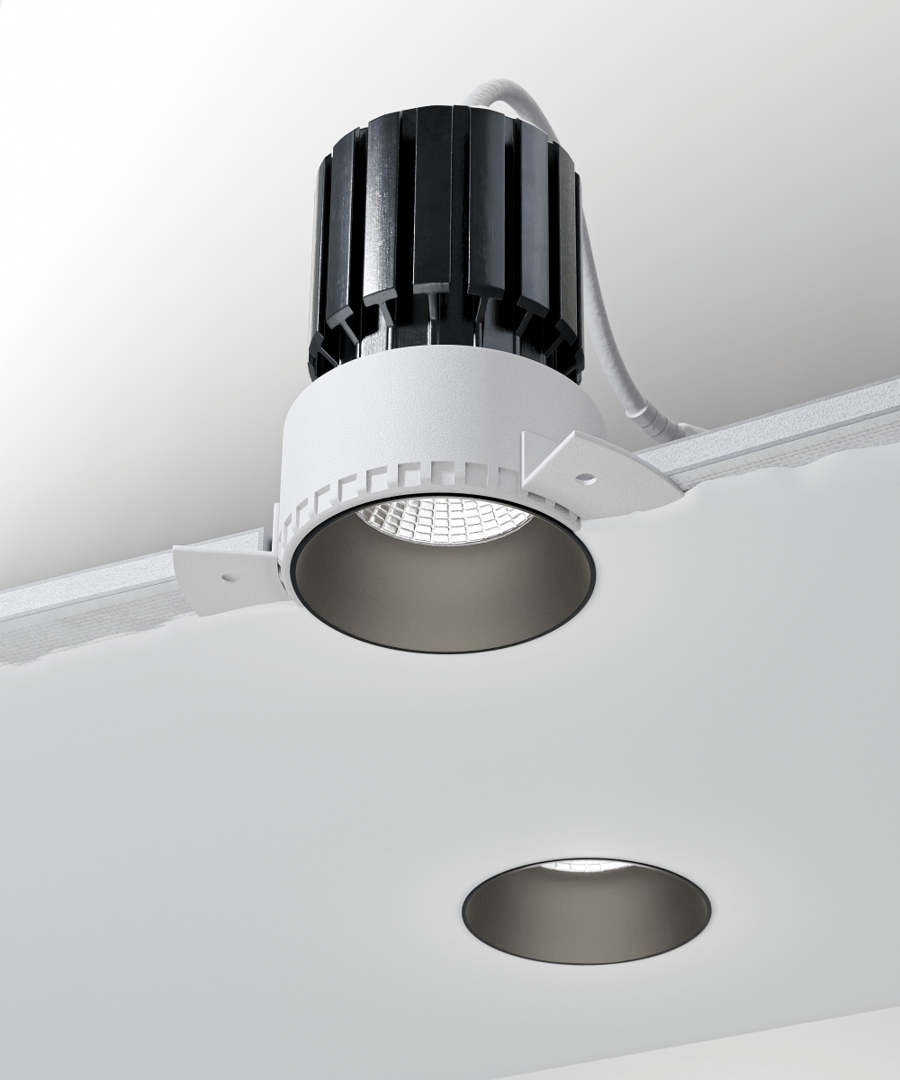 3-Inch CCT Selectable Round Trimless Recessed LED Light