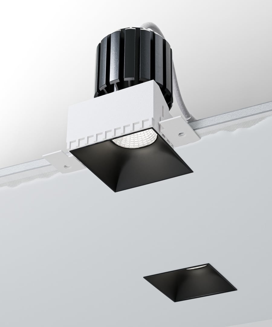 3-Inch CCT Selectable Square Trimless Recessed LED Light