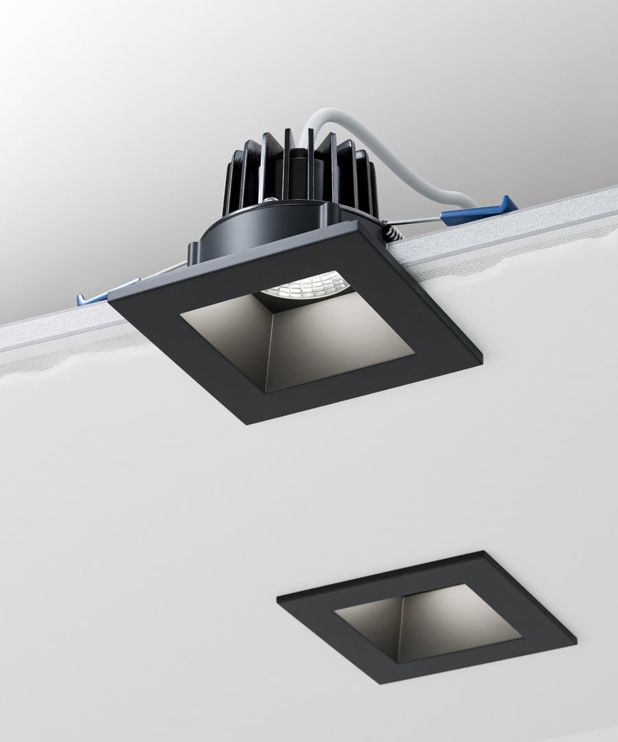 2-Inch Square Recessed Miniature LED Light