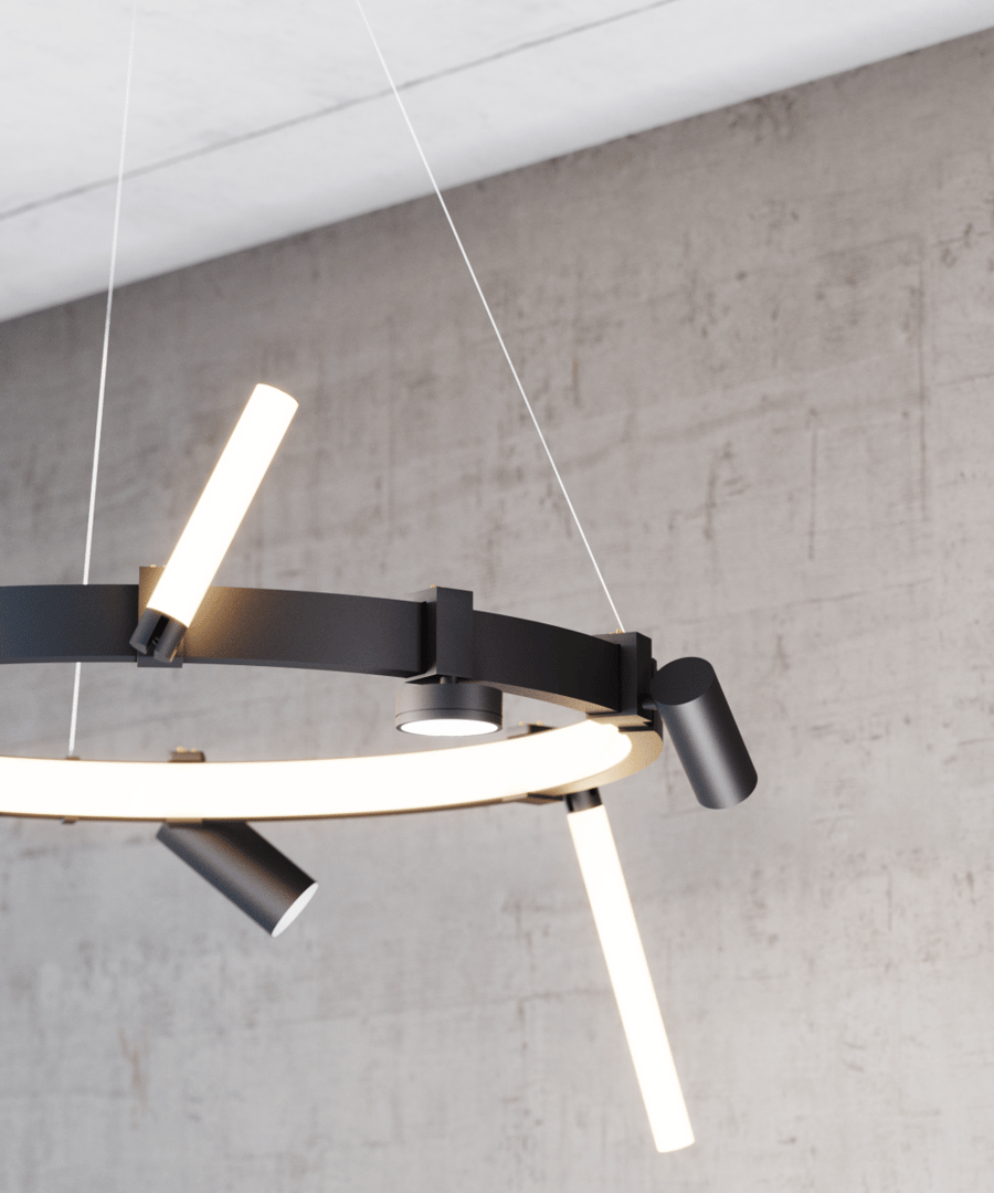 Inner LED Round Modular Pendant Light