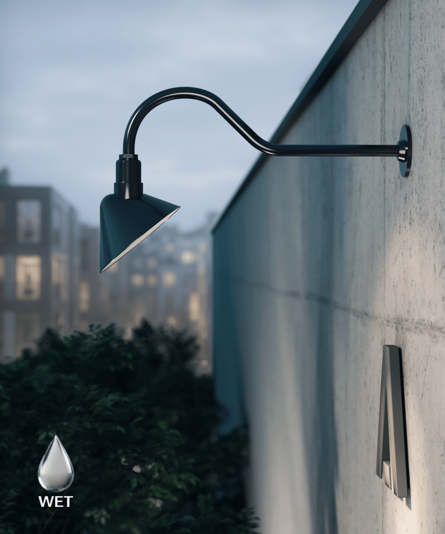 Outdoor Gooseneck LED Sign and Barn Light