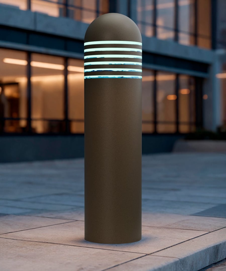 45-Inch Round Commercial LED Bollard Light