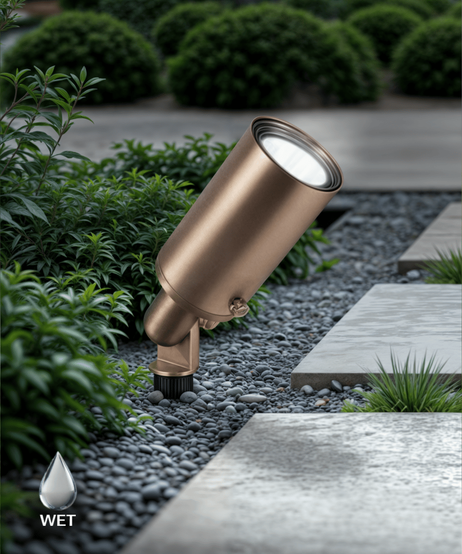 Copper Landscape LED Directional Uplight