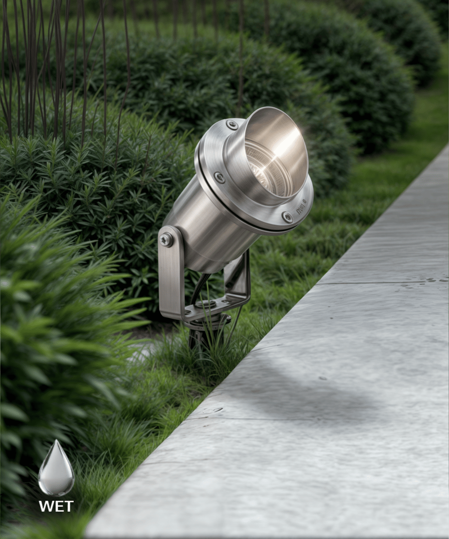 Low-Voltage LED Landscape Uplight with Shroud