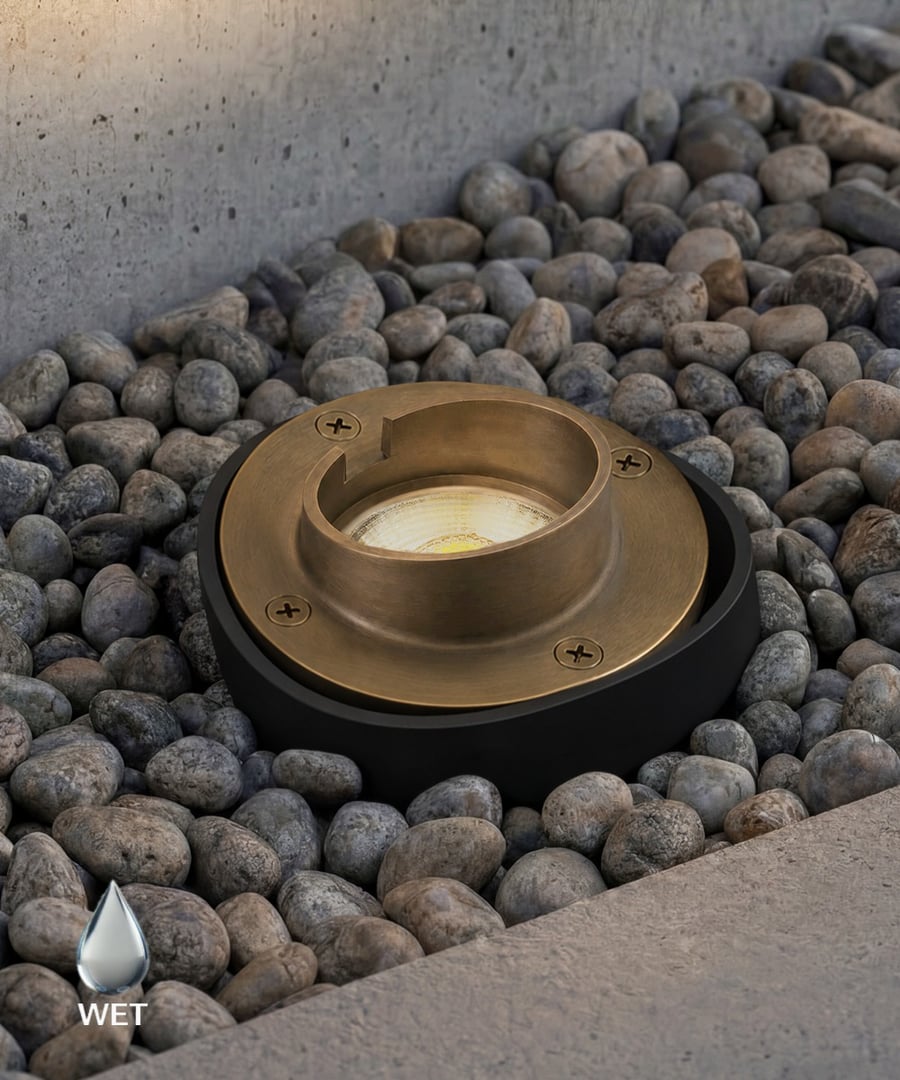 6-Inch In-Ground Adjustable LED Well Light with Short Shroud