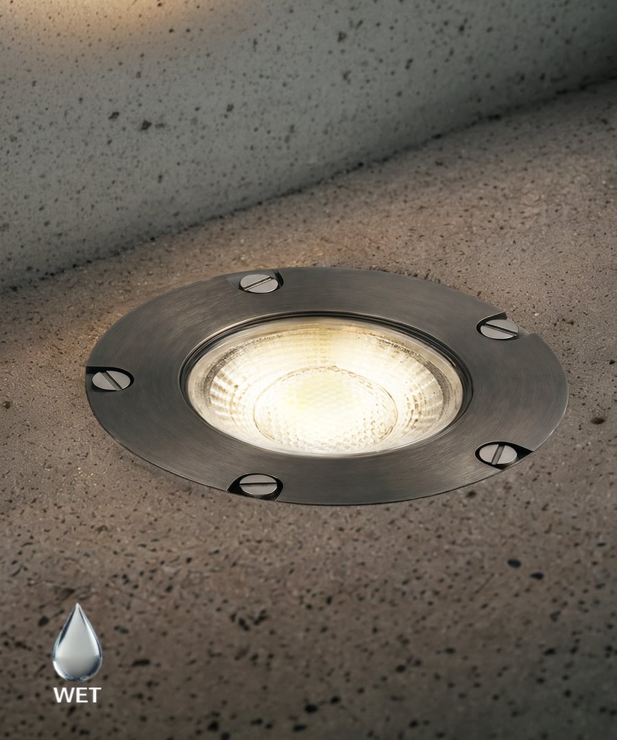 5-Inch Drive-Over Stainless Steel LED Well Light