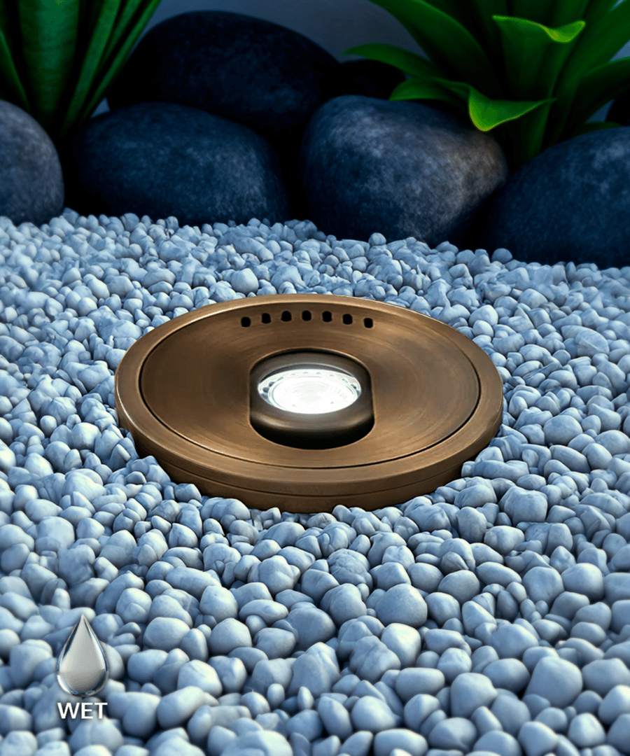 6-Inch Adjustable Low-Voltage In-Ground LED Well Light