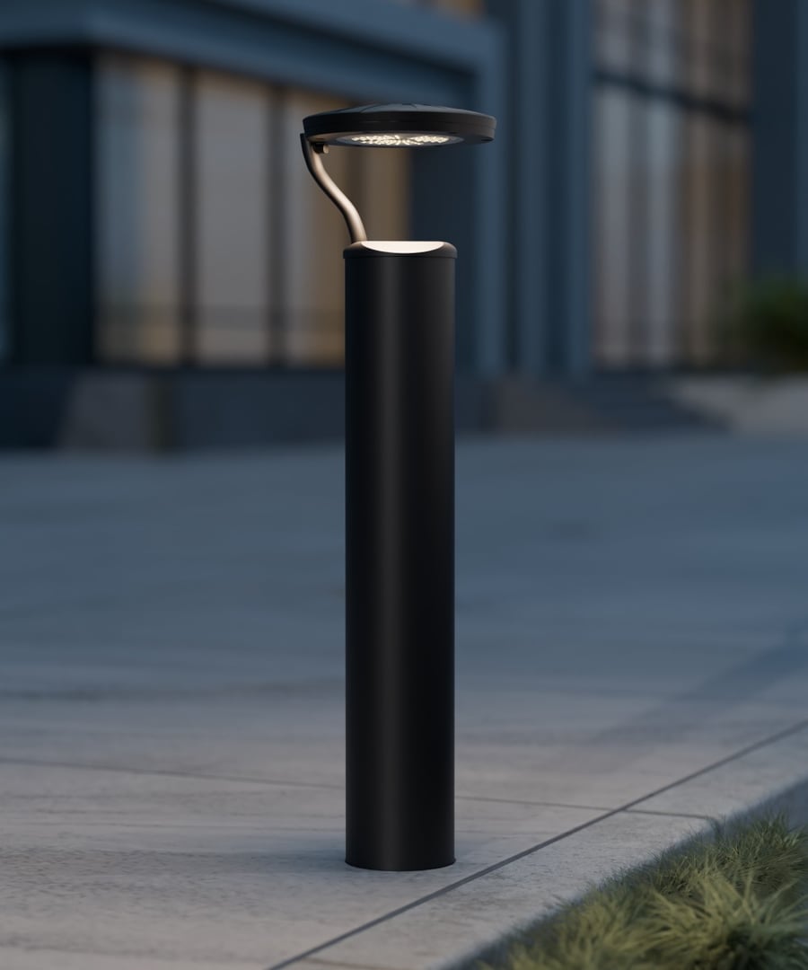 40-Inch Single-Arm Commercial LED Bollard Light