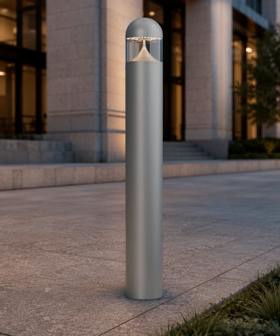 42-Inch Domed Commercial LED Bollard Light