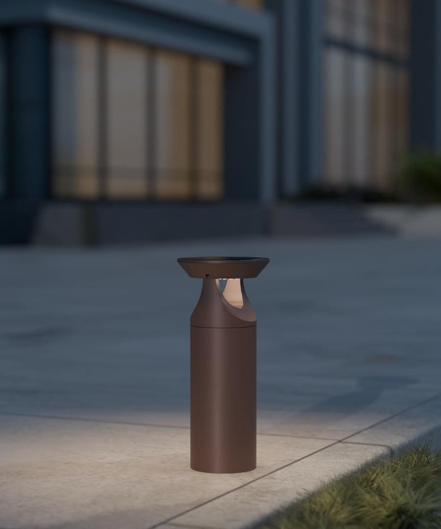 20-Inch Architectural Solar LED Bollard Light