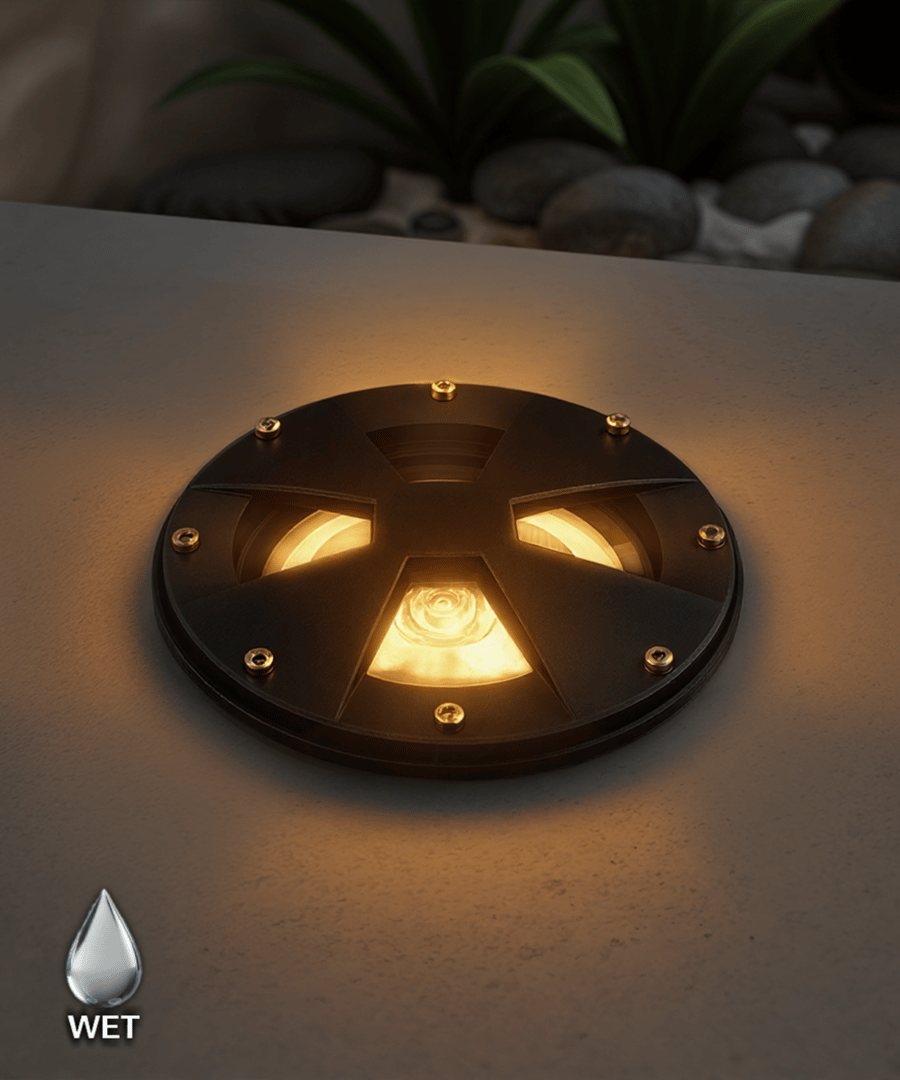 8-Inch Turtle-Safe In-Ground LED Well Light