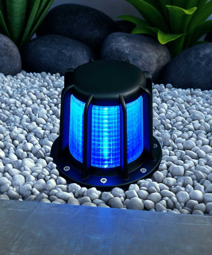 7-Inch Beacon-Style RGBW Color-Changing LED Well Light