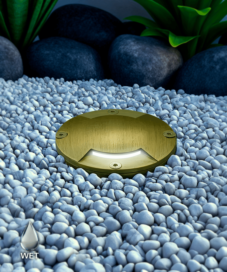 4-Inch Marker Dual-Beam 180º In-Ground LED Well Light
