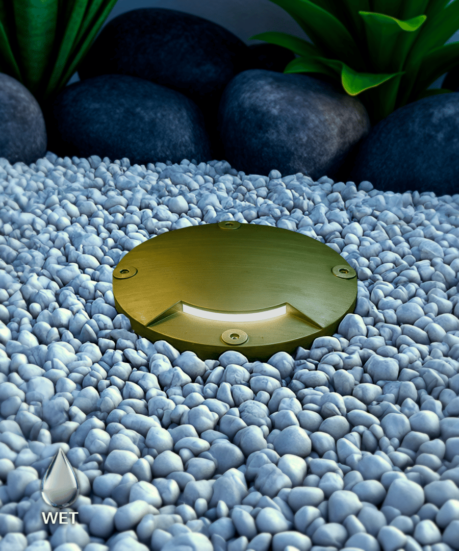 4-Inch Marker Single-Beam 90º In-Ground LED Well Light