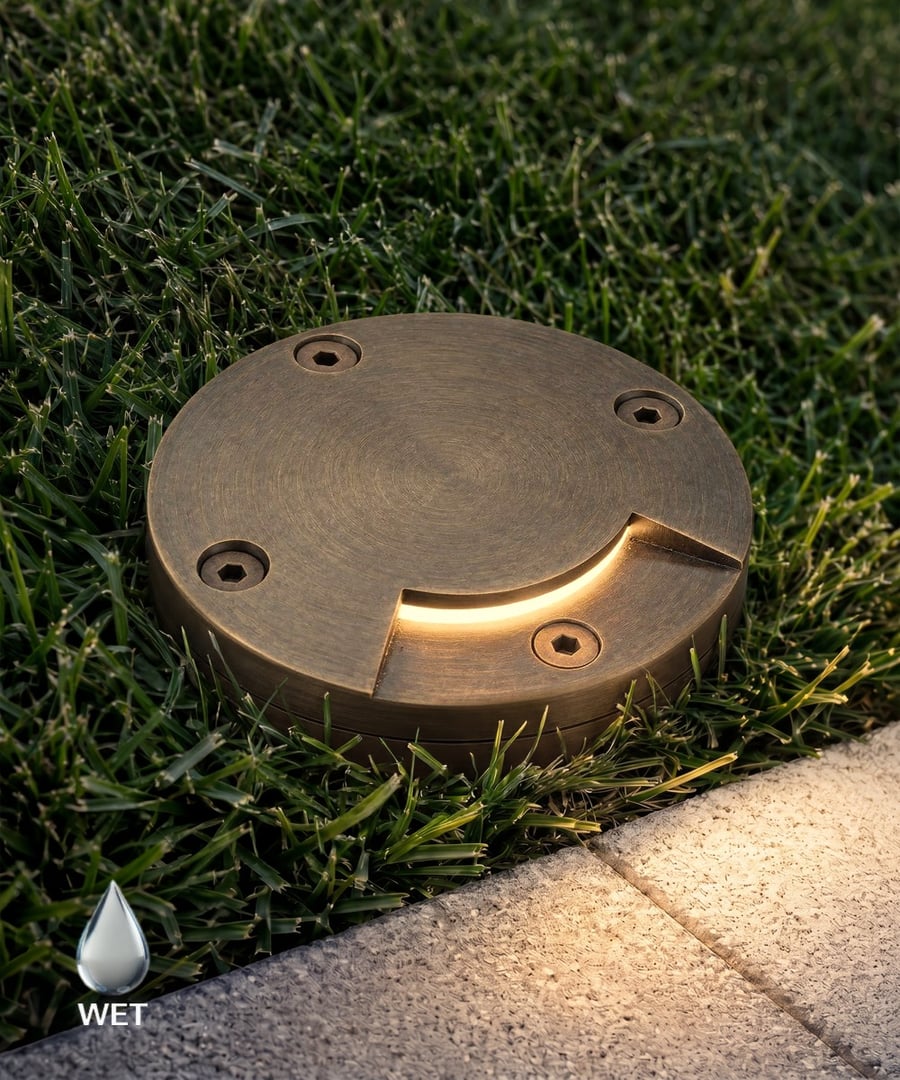 4-Inch Marker Single-Beam 90º In-Ground LED Well Light