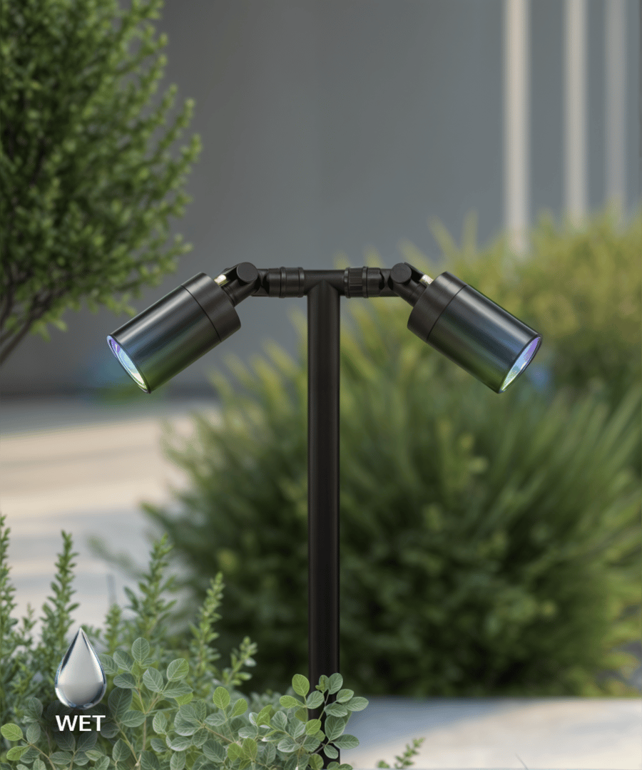 RGBW Color-Changing Dual-Head Directional LED Path Light