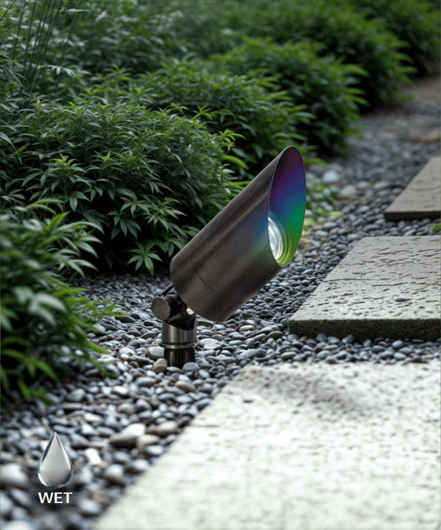 RGBW Color-Changing Medium Shroud LED Directional Landscape Uplight